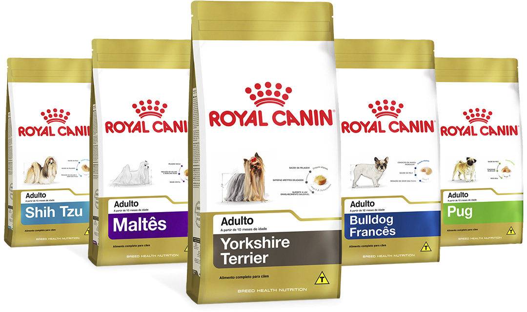 Ração Royal Canin embalagens